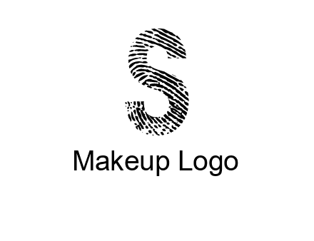fingerprint letter s logo