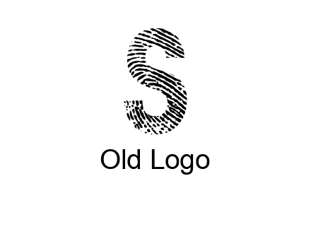 fingerprint letter s logo