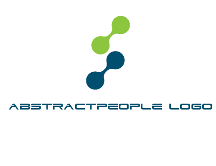 connecting dots in Letter S shape logo