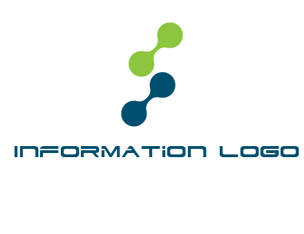 connecting dots in Letter S shape logo