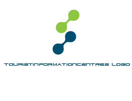connecting dots in Letter S shape logo