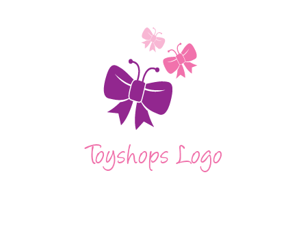 butterfly bow logo