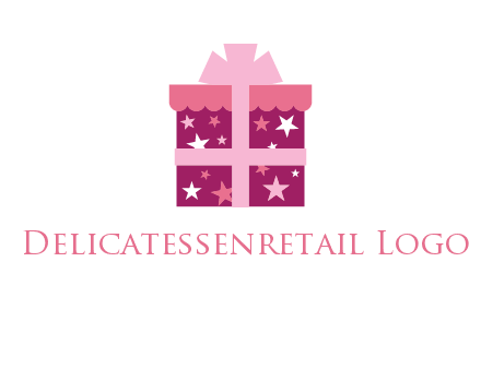 stars gift box logo