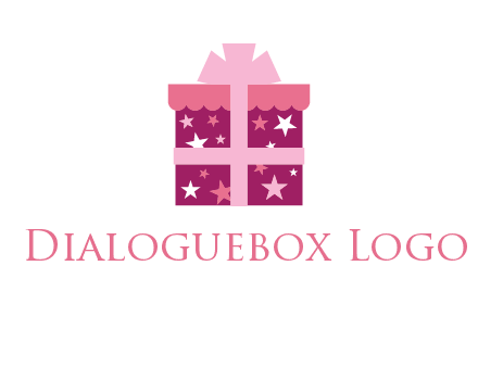 stars gift box logo