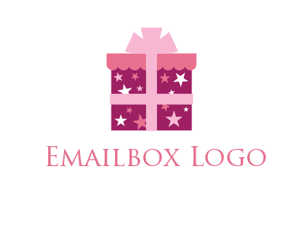 stars gift box logo