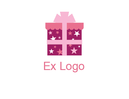 stars gift box logo