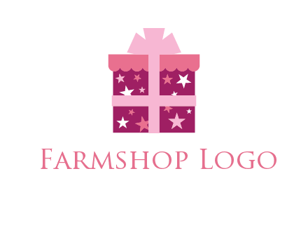 stars gift box logo