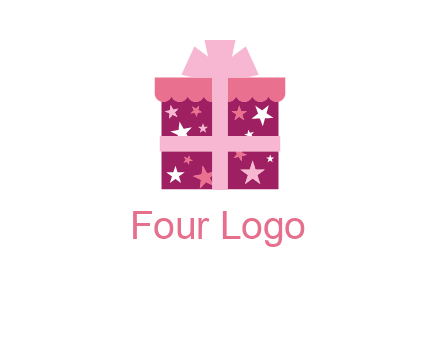 stars gift box logo