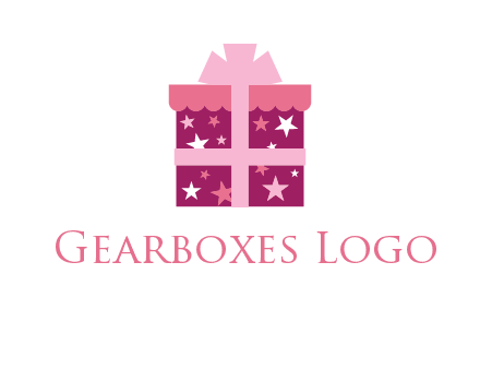 stars gift box logo