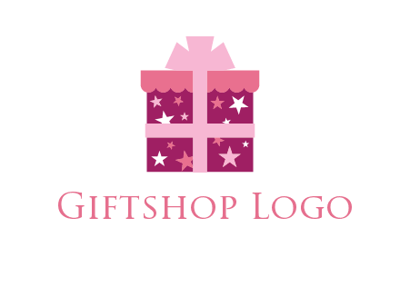 stars gift box logo