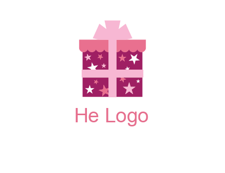 stars gift box logo