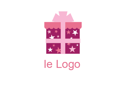 stars gift box logo