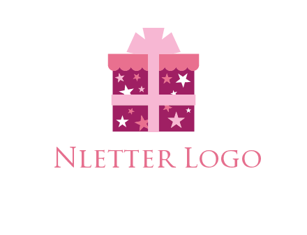 stars gift box logo