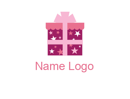 stars gift box logo