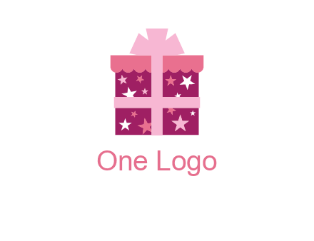 stars gift box logo