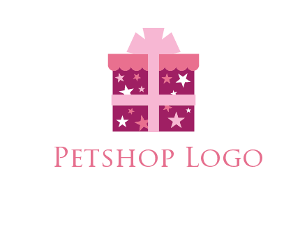 stars gift box logo
