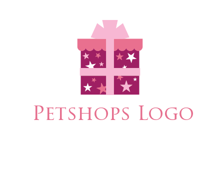 stars gift box logo