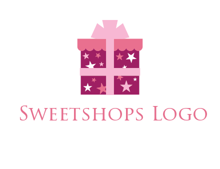 stars gift box logo