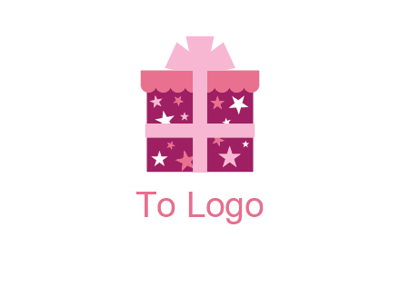 stars gift box logo