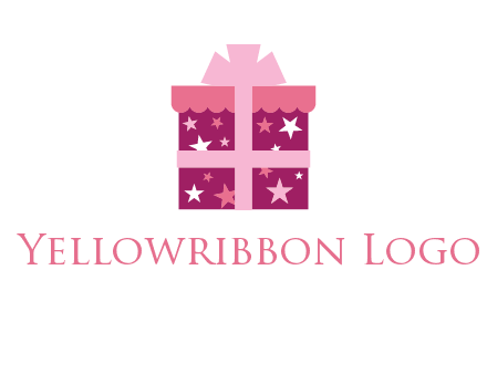 stars gift box logo