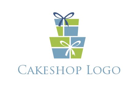 presents with ribbon logo