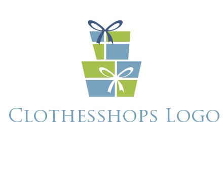 presents with ribbon logo