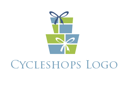 presents with ribbon logo