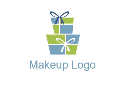 presents with ribbon logo