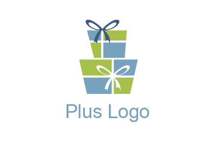 presents with ribbon logo