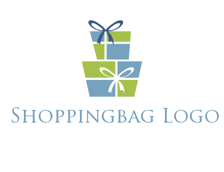 presents with ribbon logo