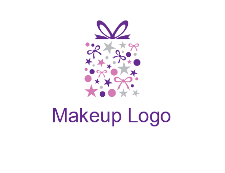 ribbons and stars gift box logo
