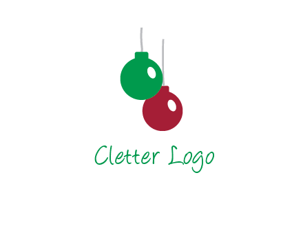 christmas ornaments icon