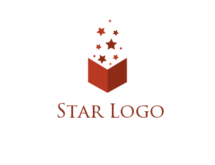 book with stars logo