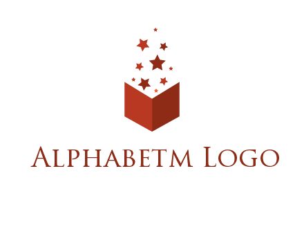 book with stars logo