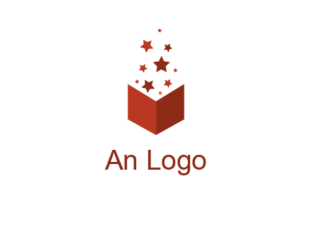 book with stars logo