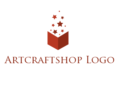 book with stars logo
