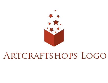 book with stars logo