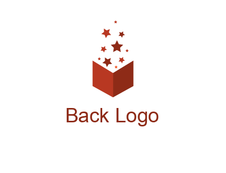 book with stars logo
