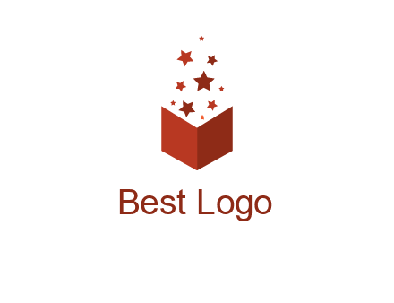 book with stars logo