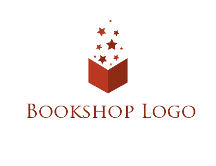 book with stars logo