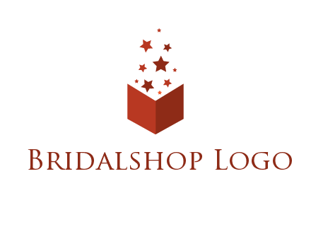 book with stars logo