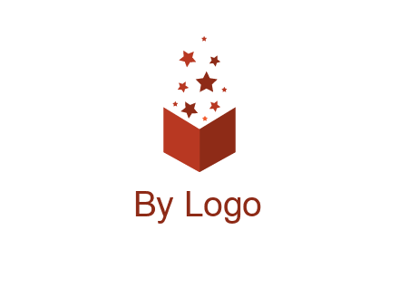 book with stars logo
