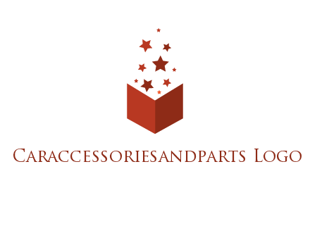 book with stars logo