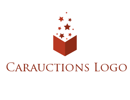 book with stars logo