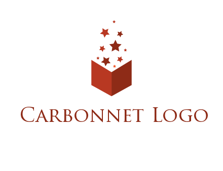 book with stars logo