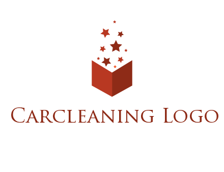book with stars logo