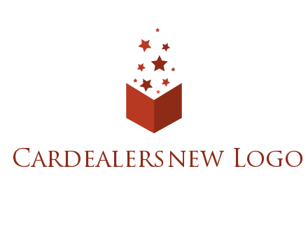 book with stars logo