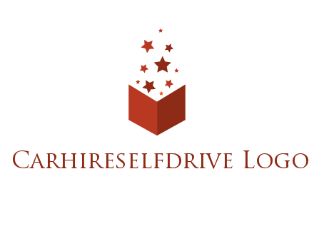 book with stars logo