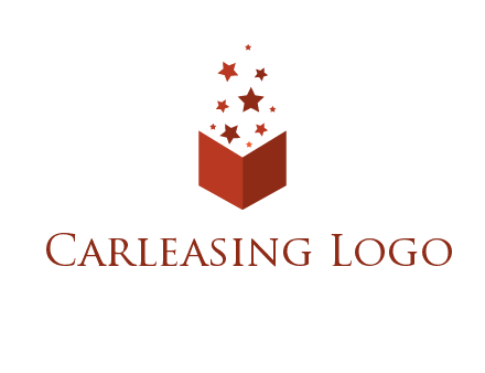book with stars logo