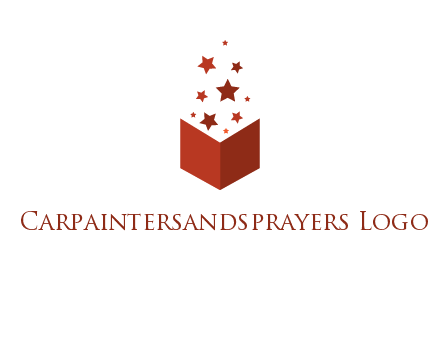 book with stars logo